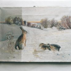 Zajíček - krajina - 2) Při čištění